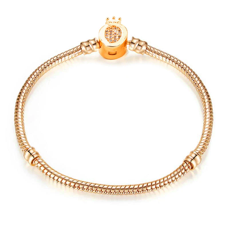 Wholesale Unisex Geometric Electroplated Metal Snake Bone Base Chain Bracelet For Diy Making - Image 32