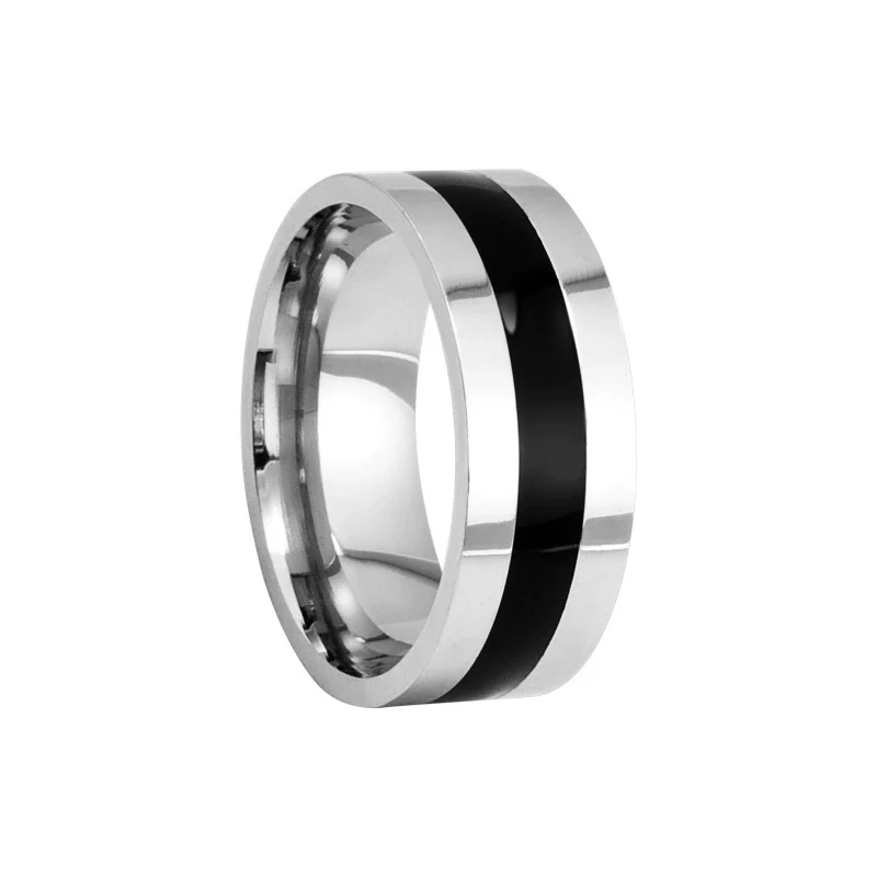 Wholesale Unisex Geometric Stainless Steel Polished Ring