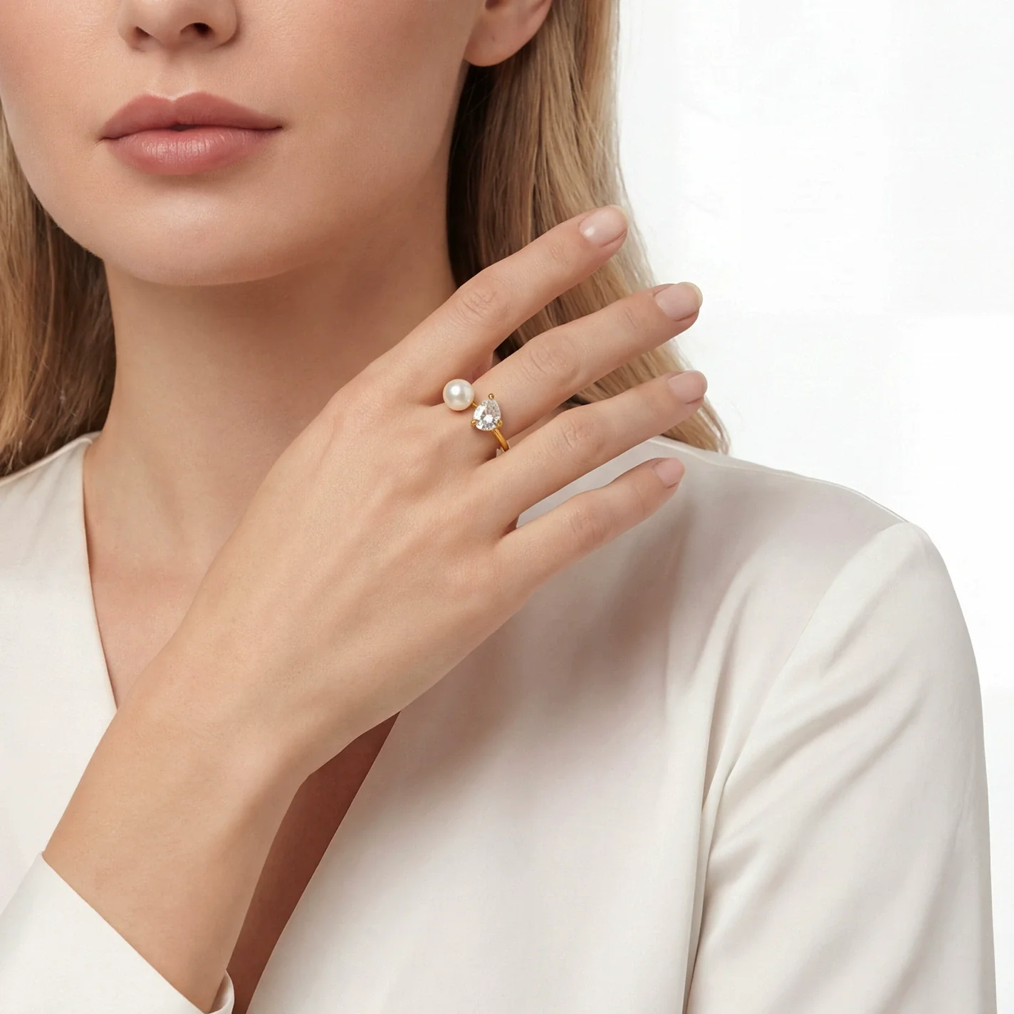 Wholesale Unisex Geometric Titanium Steel Electroplated Ring Accessories