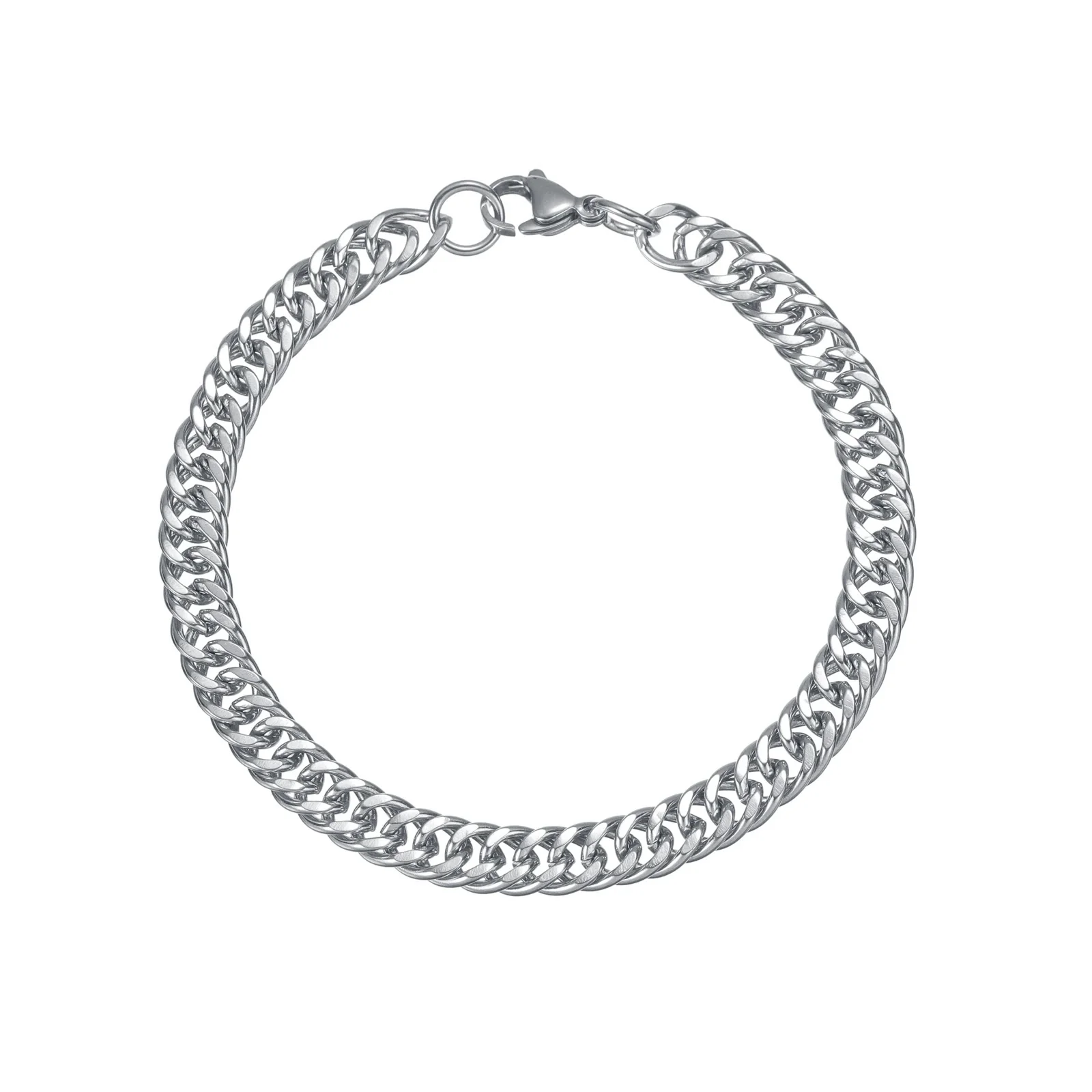 Wholesale Unisex Geometric Titanium Steel Polishing Hiphop Niche Design Bracelet Jewelry - Image 6