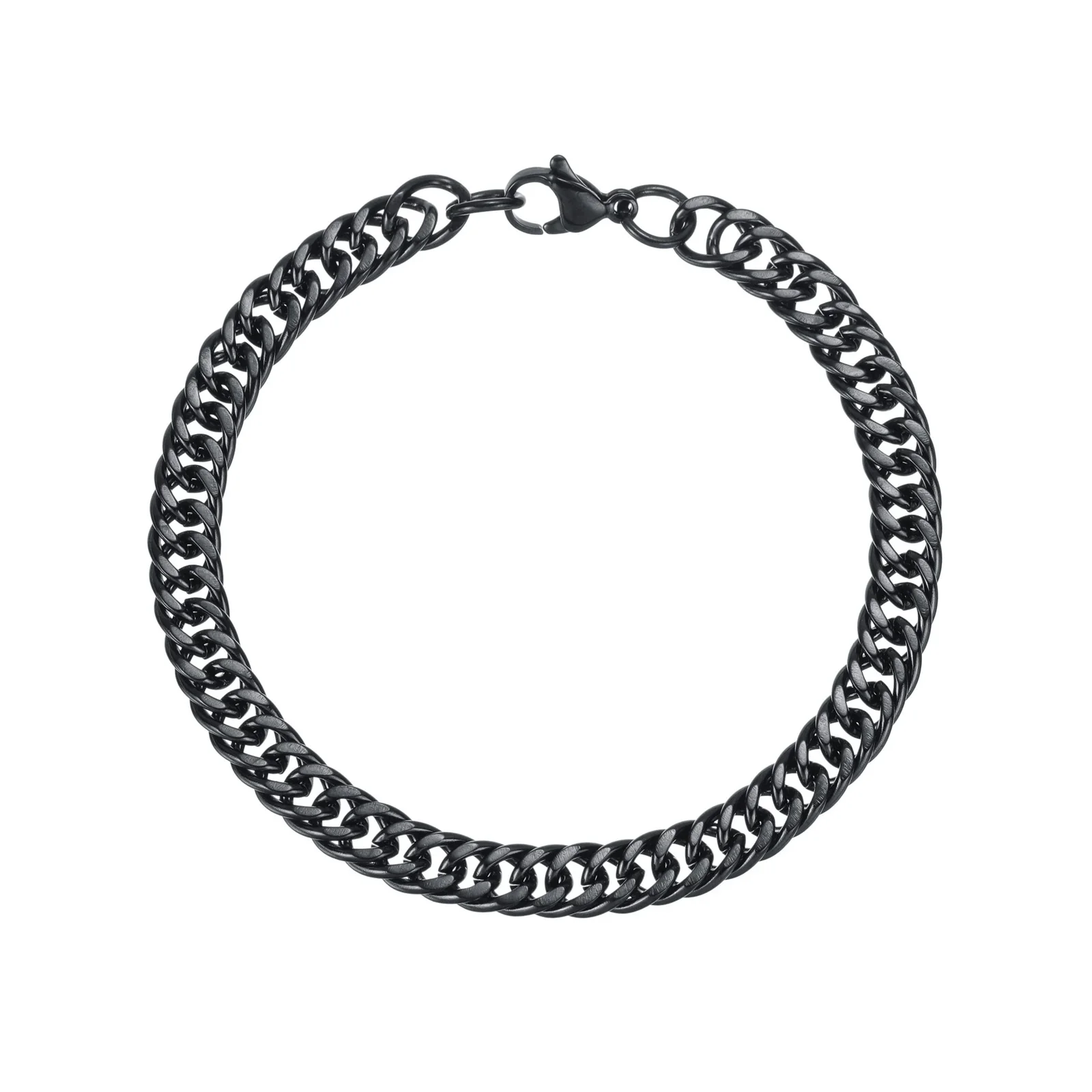 Wholesale Unisex Geometric Titanium Steel Polishing Hiphop Niche Design Bracelet Jewelry - Image 7