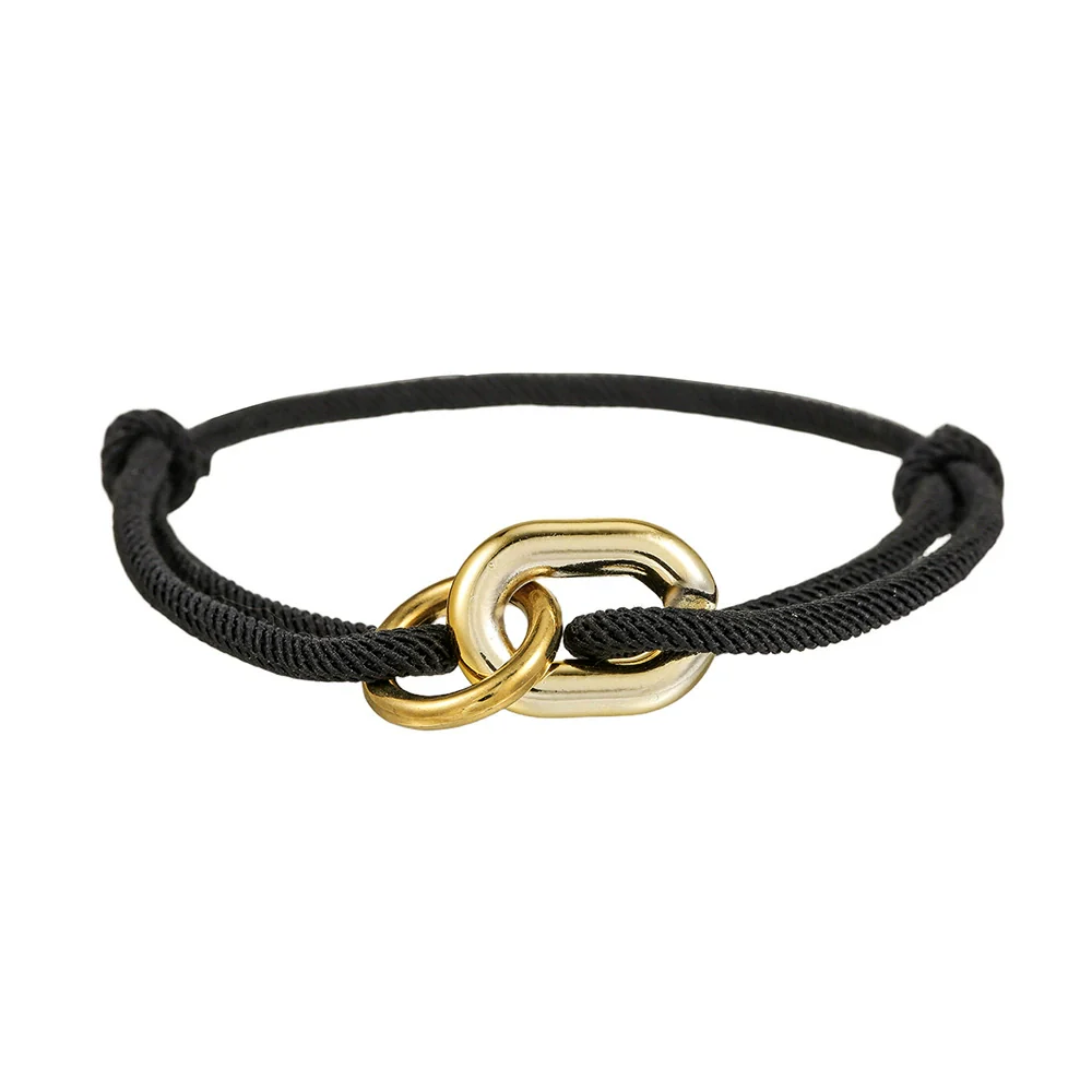 Wholesale Unisex Handmade Geometric Rope Ccb Milanese Adjustable Bracelet Jewelry - Image 5