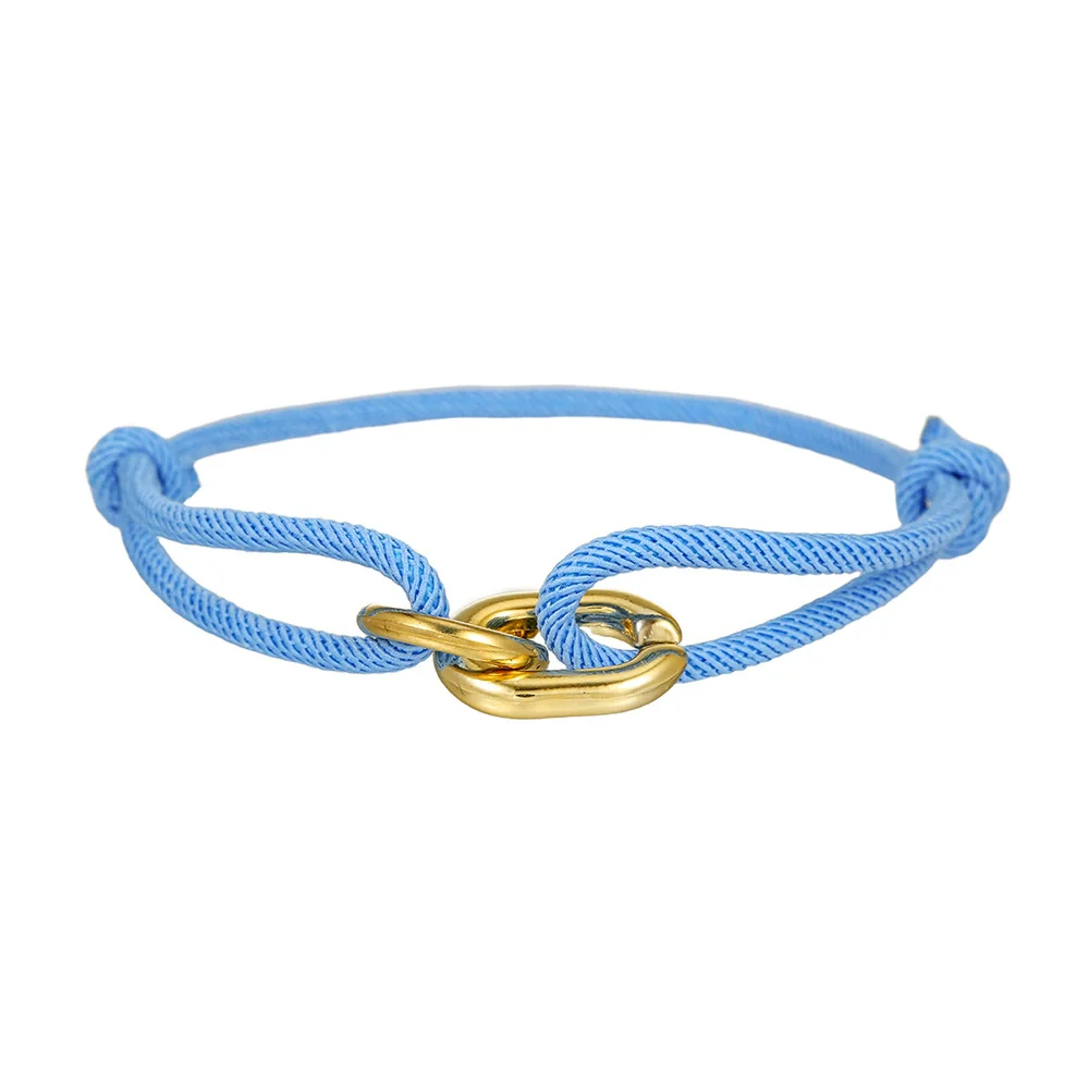 Wholesale Unisex Handmade Geometric Rope Ccb Milanese Adjustable Bracelet Jewelry - Image 6