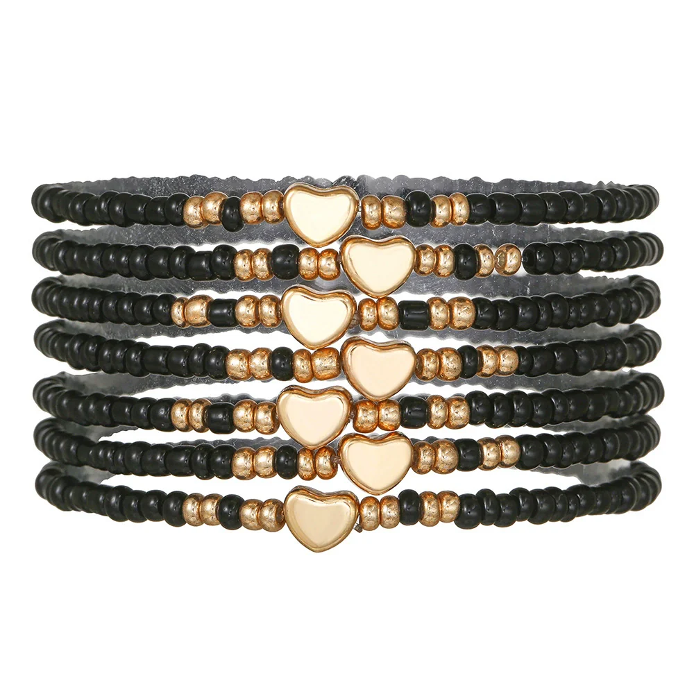 Wholesale Unisex Handmade Love Bracelet With Rice Beads Alloy - Image 10