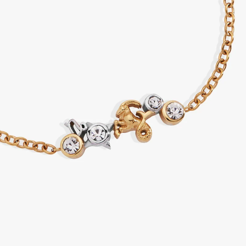 Wholesale Unisex Heart Shape Twelve Zodiac Sign Pendant Necklace With Stainless Steel And Copper Electroplated - Image 9