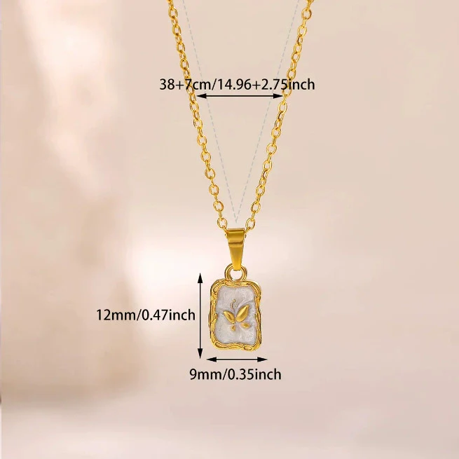 Wholesale Unisex Heartshaped Gold Electroplated Stainless Steel Pendant Necklace With Cross Chain - Image 13