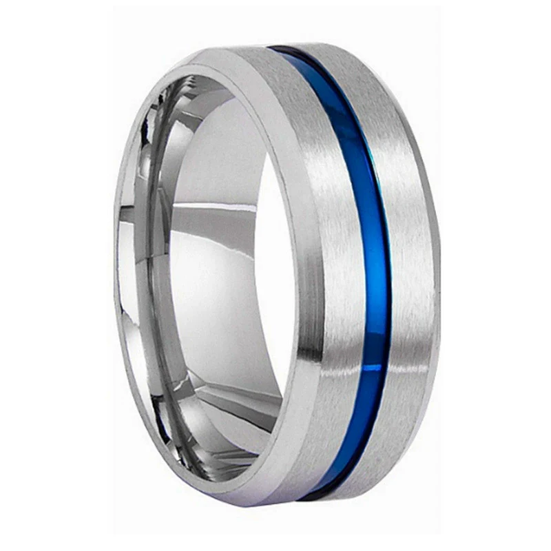 Wholesale Unisex Jewelry Geometric Stainless Steel Ring Electroplating - Image 10