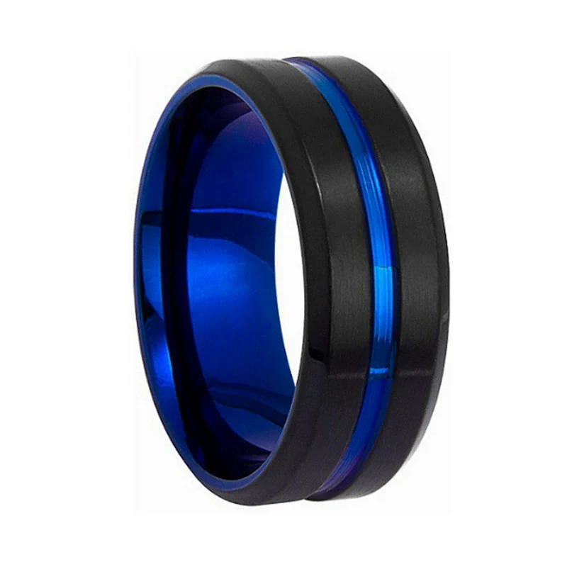 Wholesale Unisex Jewelry Geometric Stainless Steel Ring Electroplating - Image 11