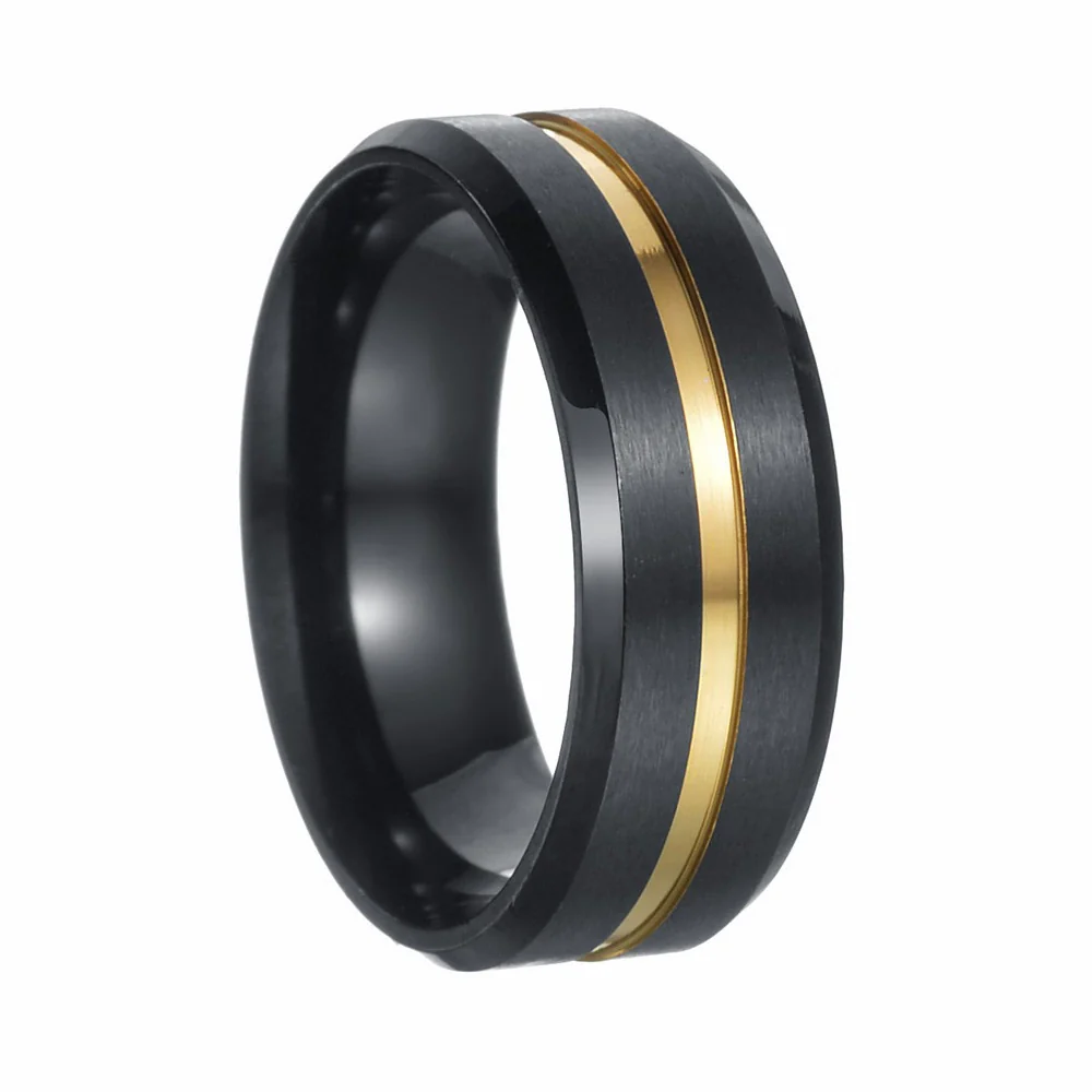 Wholesale Unisex Jewelry Geometric Stainless Steel Ring Electroplating - Image 12