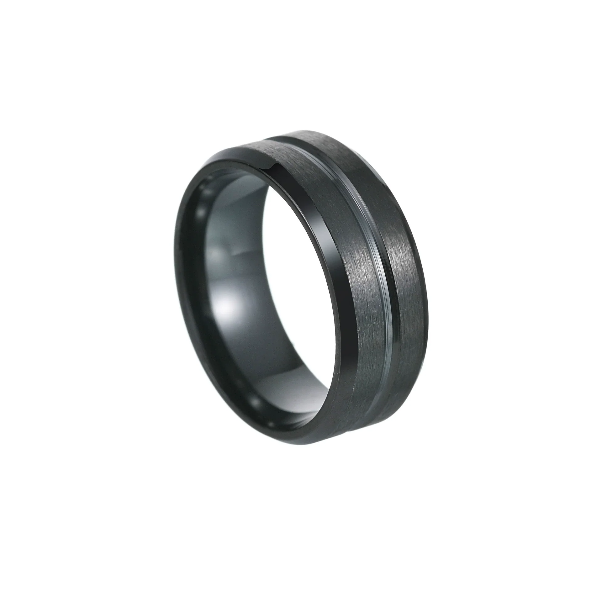 Wholesale Unisex Jewelry Geometric Stainless Steel Ring Electroplating - Image 6