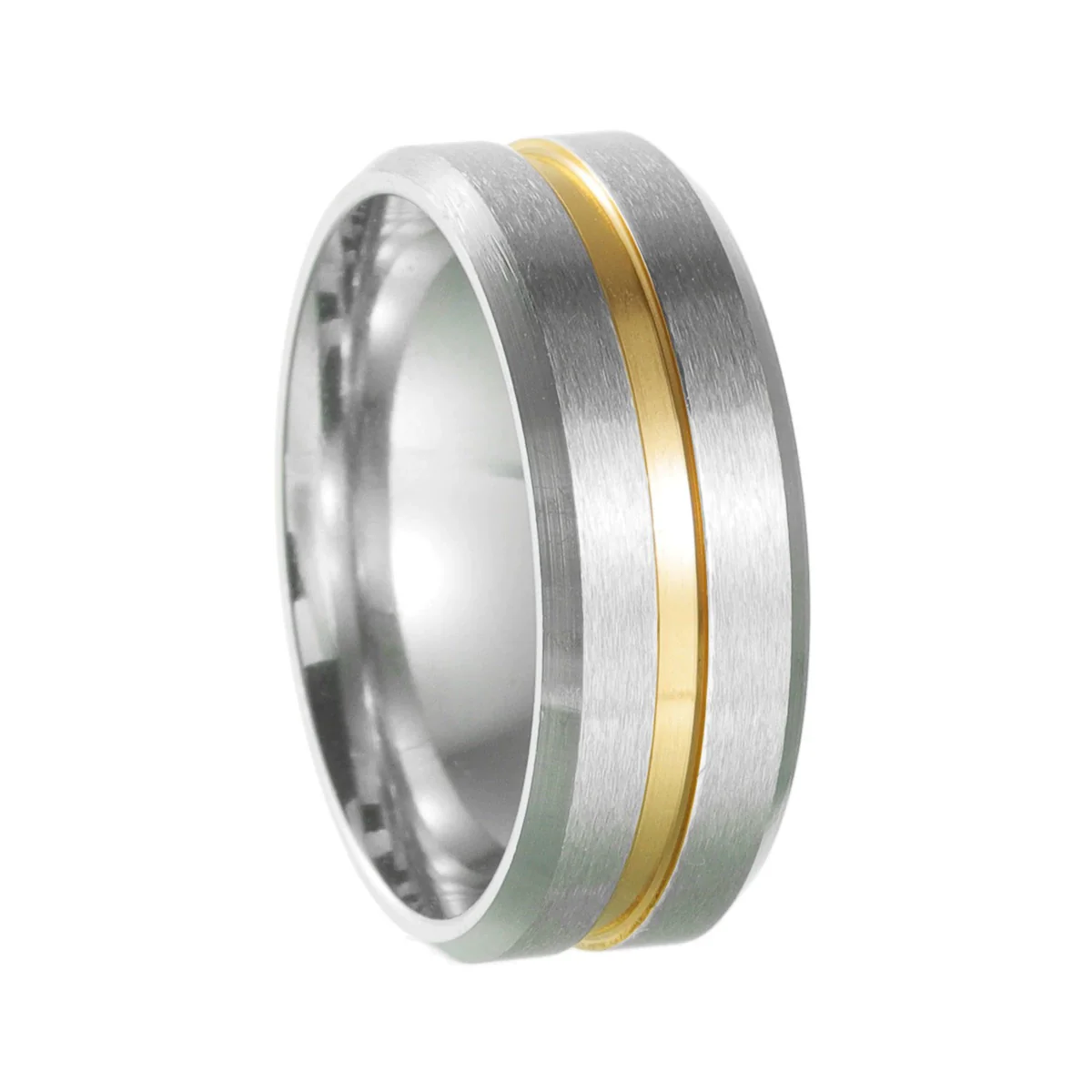 Wholesale Unisex Jewelry Geometric Stainless Steel Ring Electroplating - Image 8