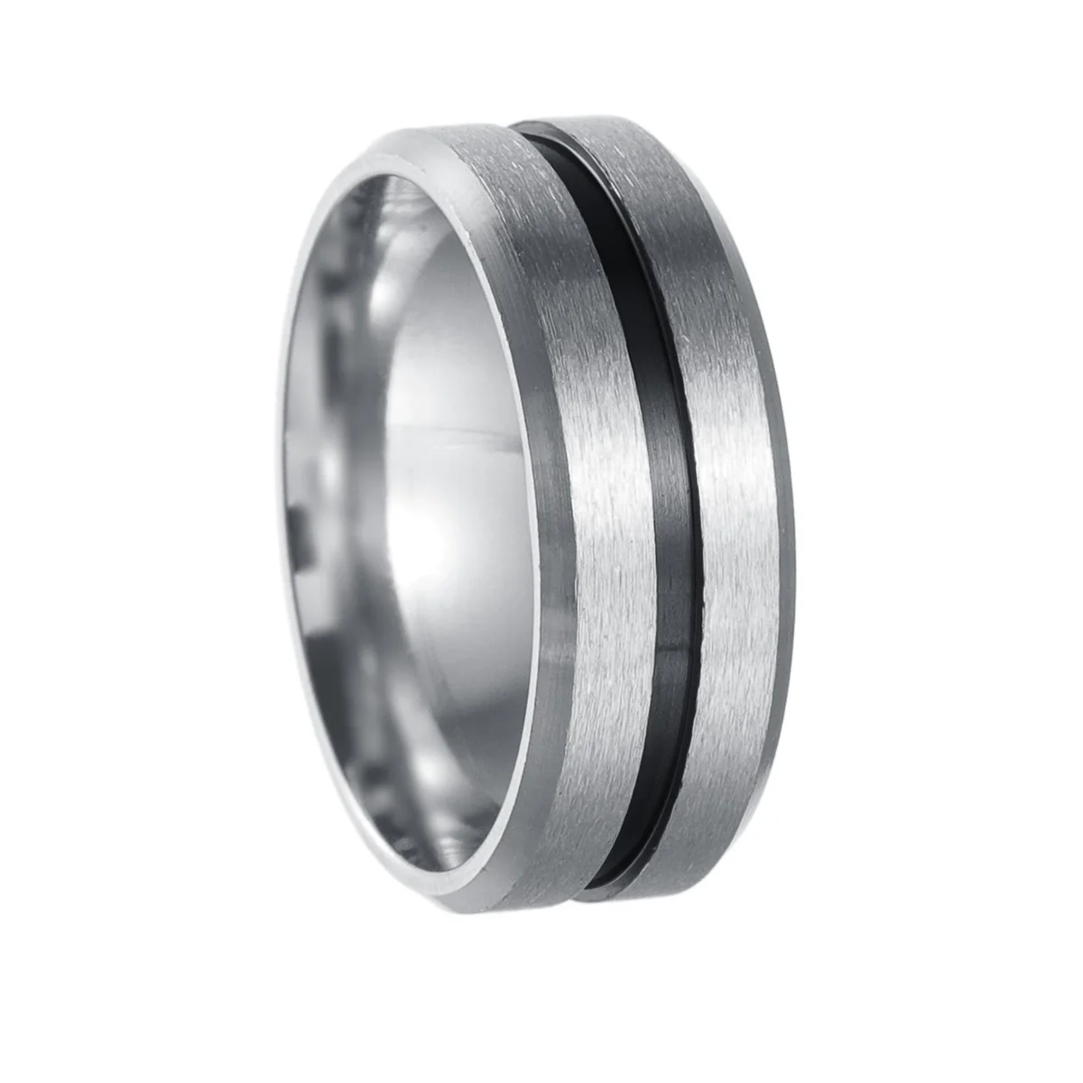Wholesale Unisex Jewelry Geometric Stainless Steel Ring Electroplating - Image 9