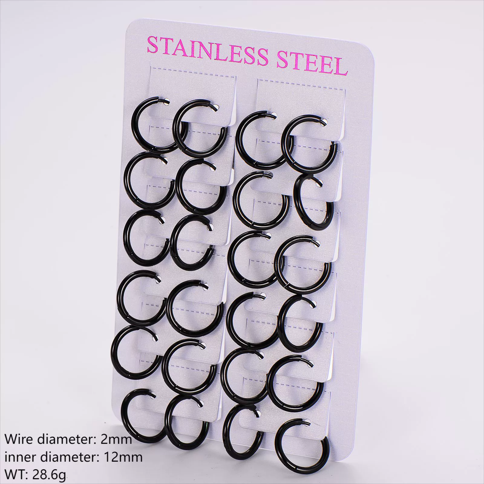Wholesale Unisex Minimalist Geometric Circle Ear Buckle 18K Gold Vacuum Plated 304 Stainless Steel - Image 13