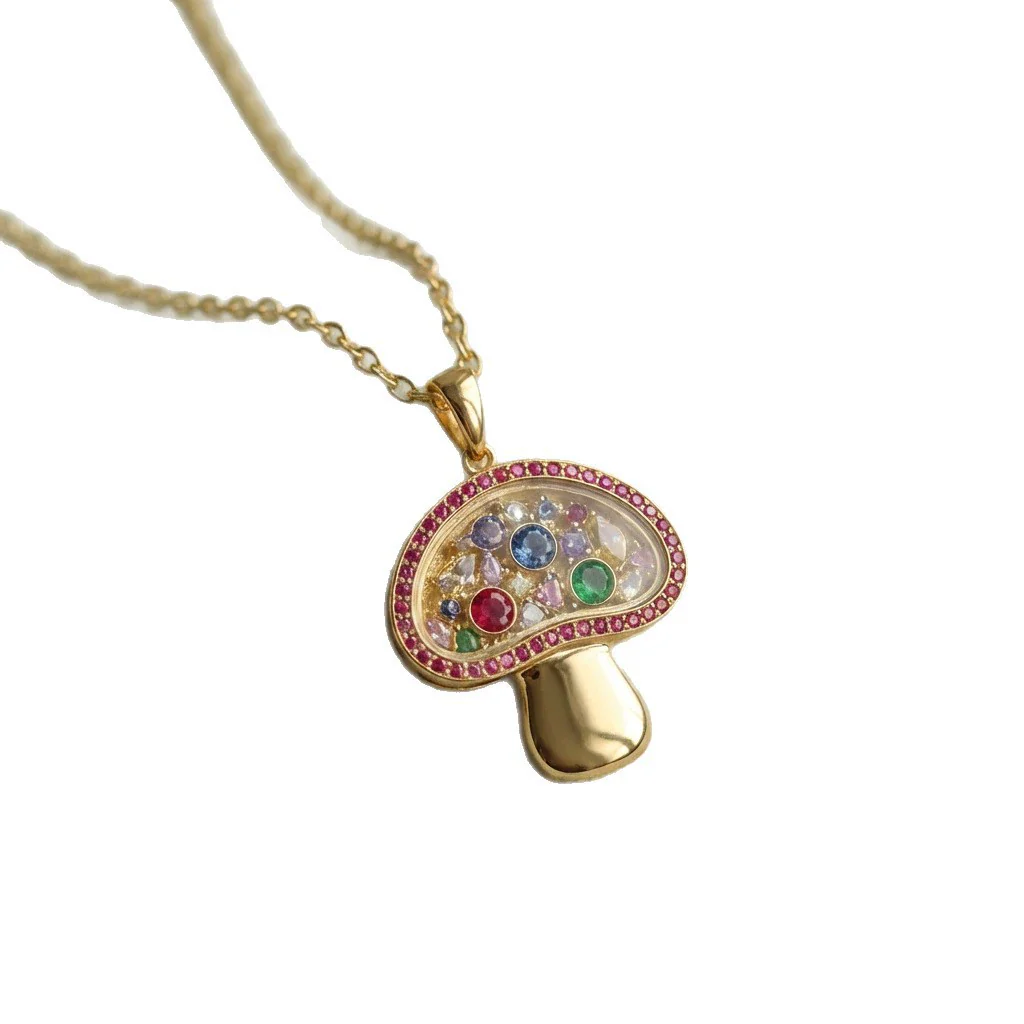 Wholesale Unisex Minimalist Light Luxury Geometric Copper Zircon Electroplated Toggle Pendant Necklace - Image 4