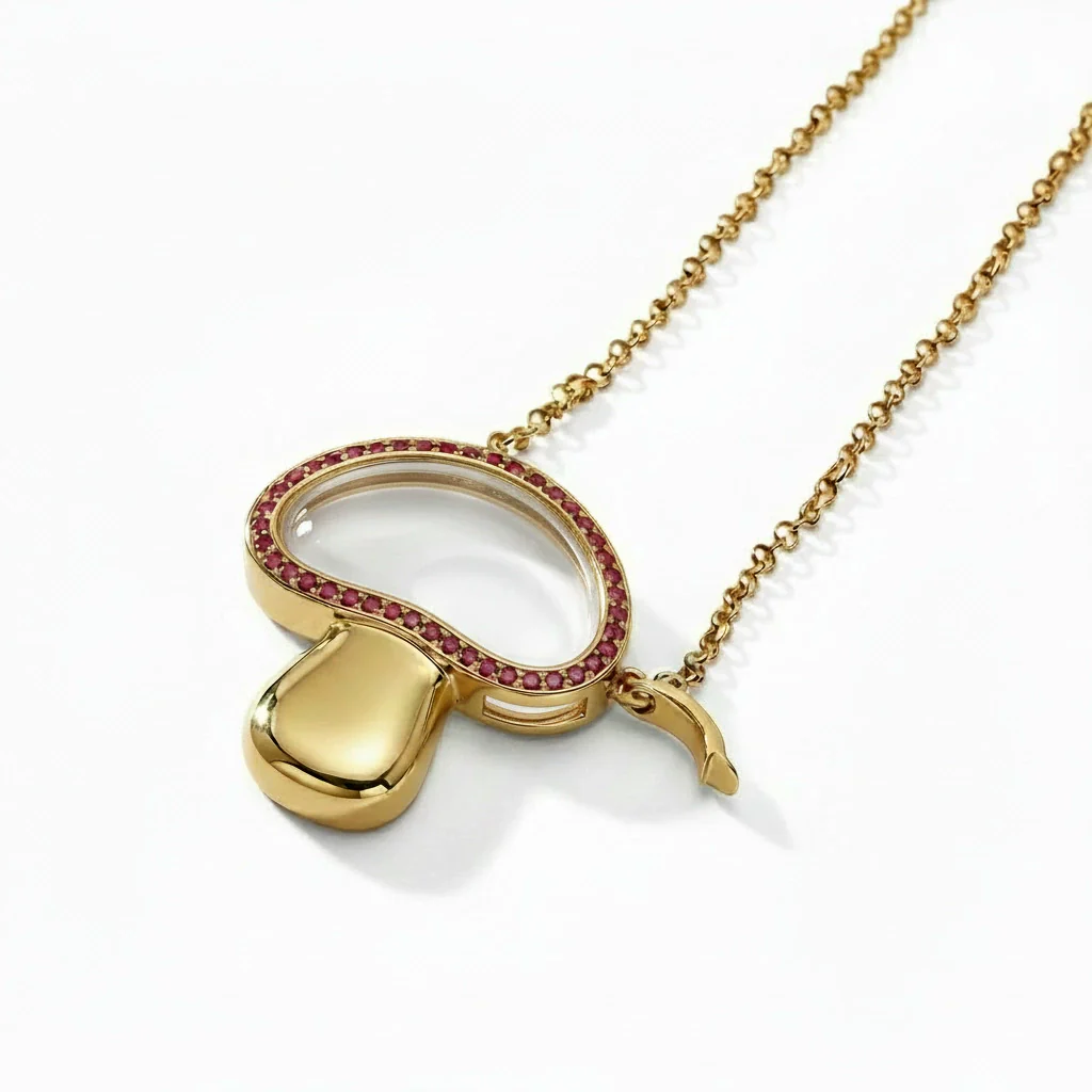 Wholesale Unisex Minimalist Light Luxury Geometric Copper Zircon Electroplated Toggle Pendant Necklace - Image 5