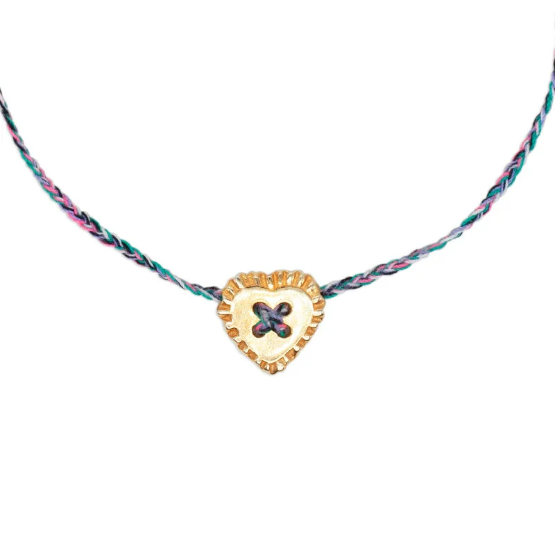 Wholesale Unisex Stacking Style Heart Bow Pendant Stainless Steel Electroplated 18K Gold Color Retention Bracelet - Image 3