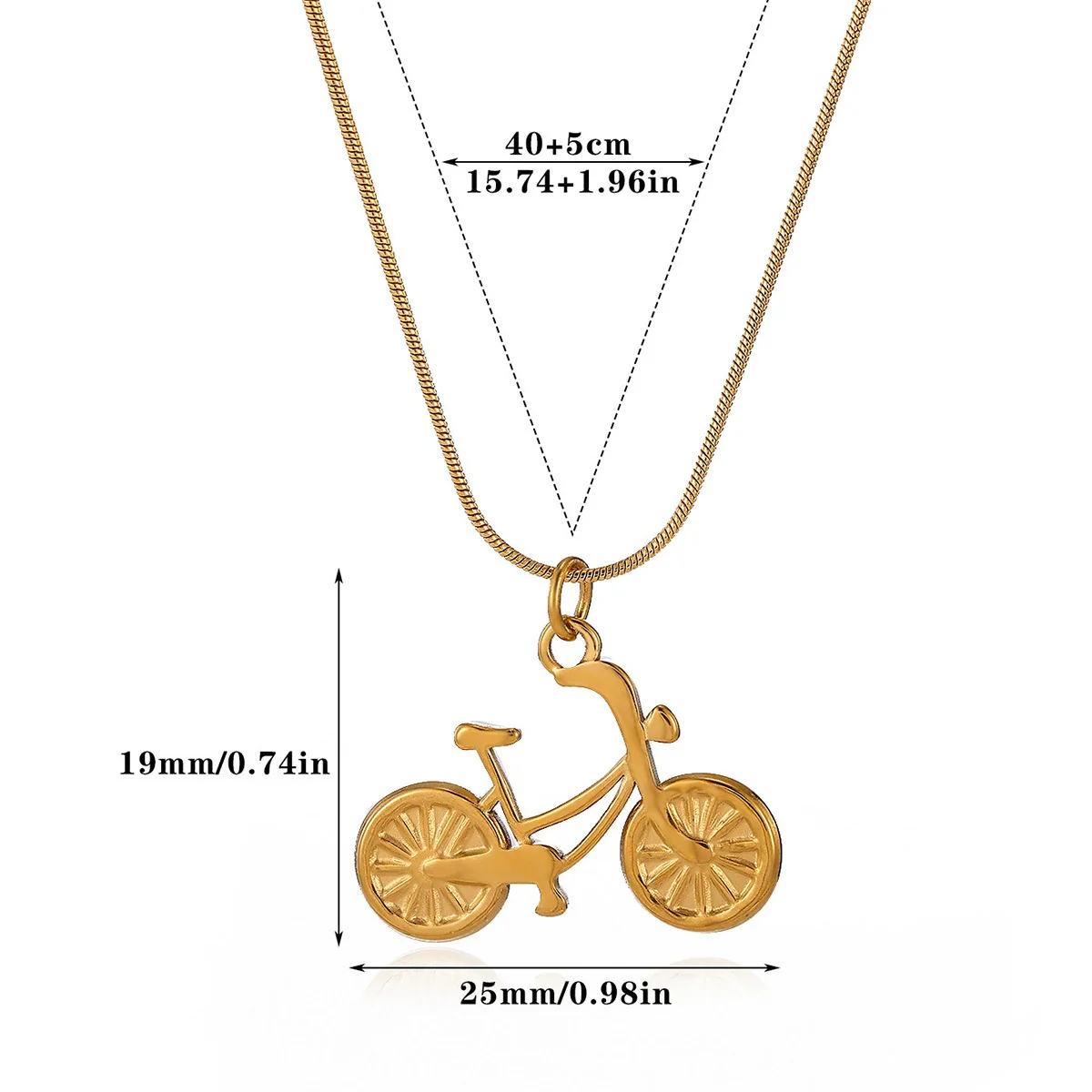 Wholesale Unisex Stainless Steel 18K Gold Plated Cross Chain Pendant Necklace - Image 10