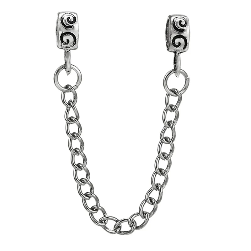 Wholesale Vintage Safety Chain Charm Bracelet Jewelry Diy Accessories Made Of Metal With Totem Pattern And Electroplating Treatment - Image 13