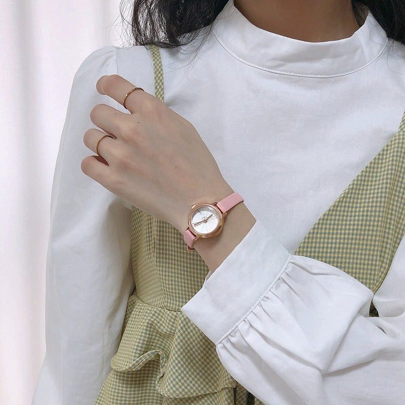 Wholesale Watch Alloy Artificial Leather Round Retro Artistic Temperament Women's - Image 2