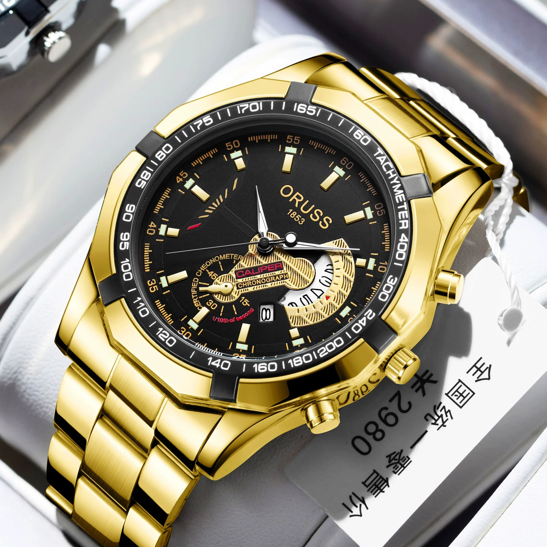 Wholesale Waterproof Non Mechanical Watch With Steel Case Round Dial And Mineral Strengthened Glass Mirror For Men - Image 3