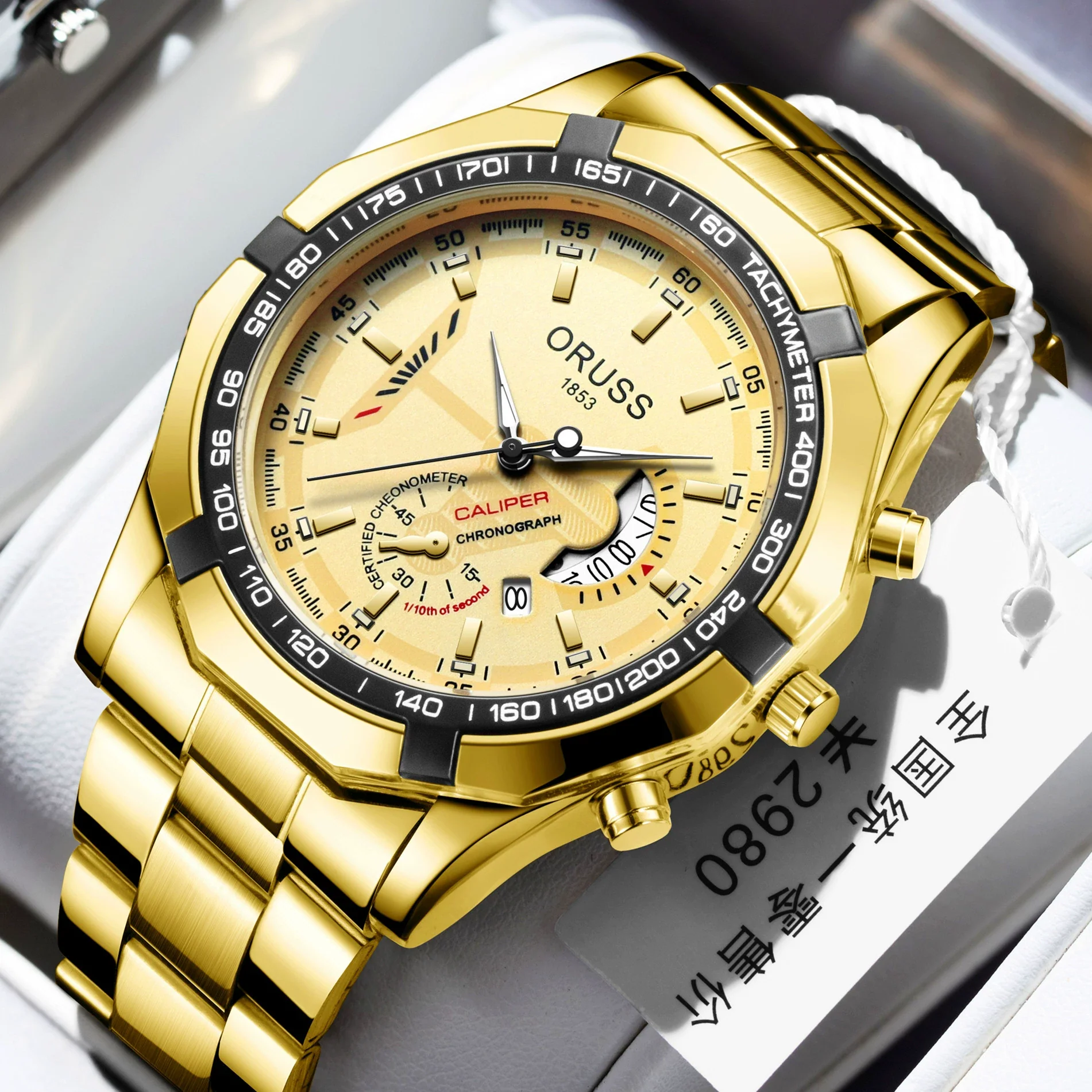 Wholesale Waterproof Non Mechanical Watch With Steel Case Round Dial And Mineral Strengthened Glass Mirror For Men - Image 4