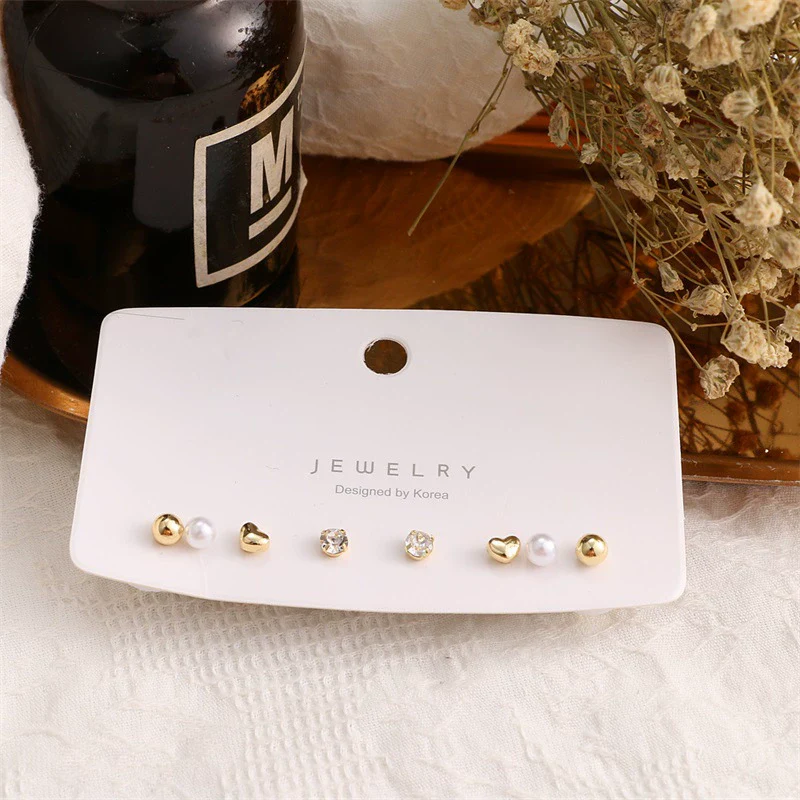 Wholesale Women's Alloy Geometric Circle Earrings With Electroplating Treatment - Image 8