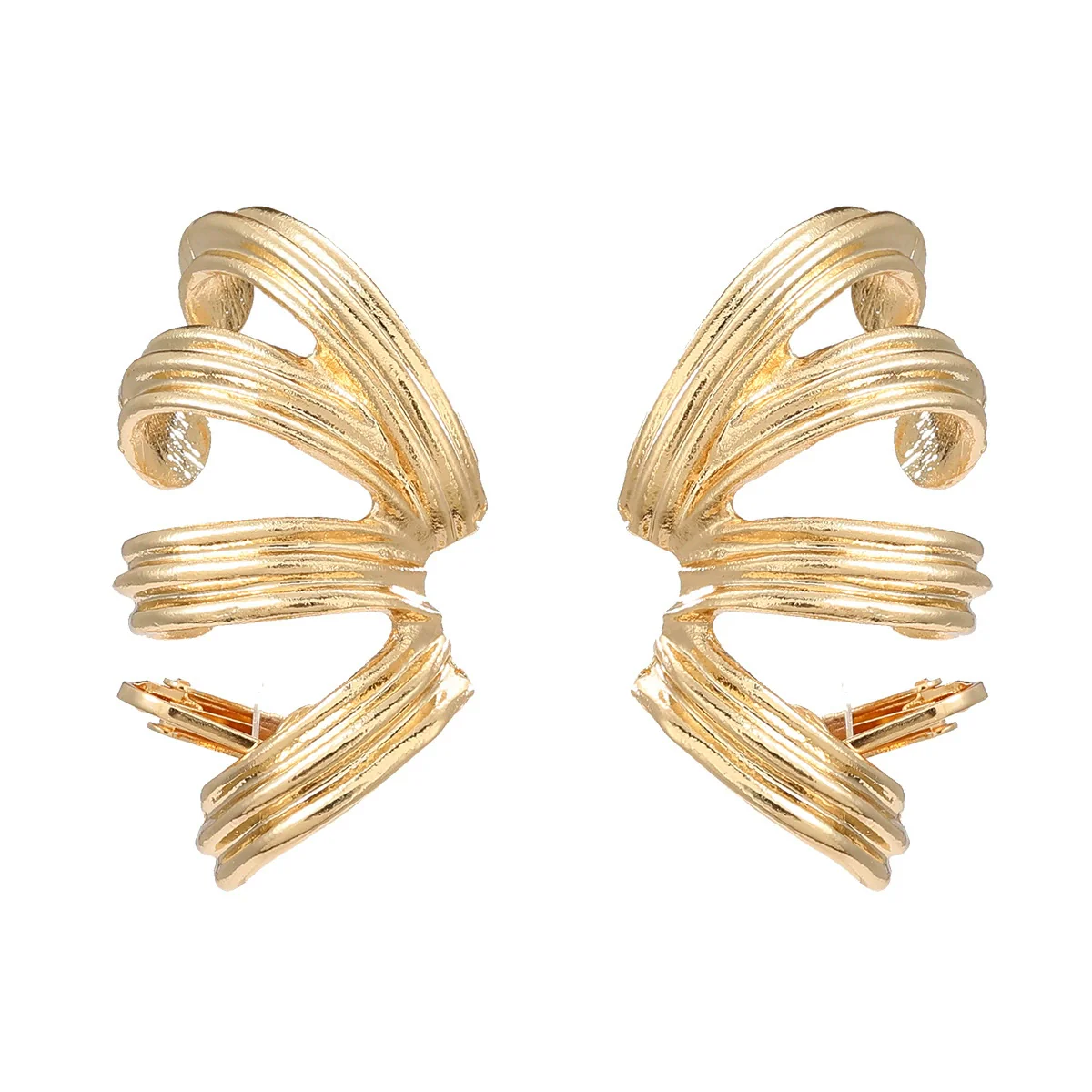 Wholesale Women's Alloy Geometric Earrings With Electroplating For Fashion - Image 5