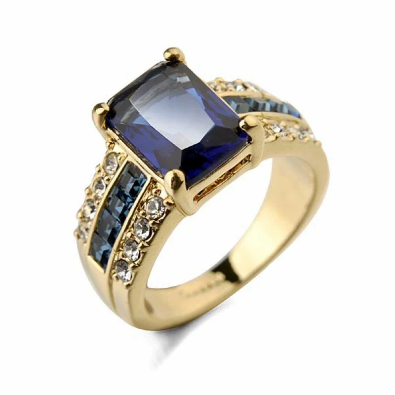 Wholesale Women's Alloy Geometric Ring With Electroplating Treatment - Image 4