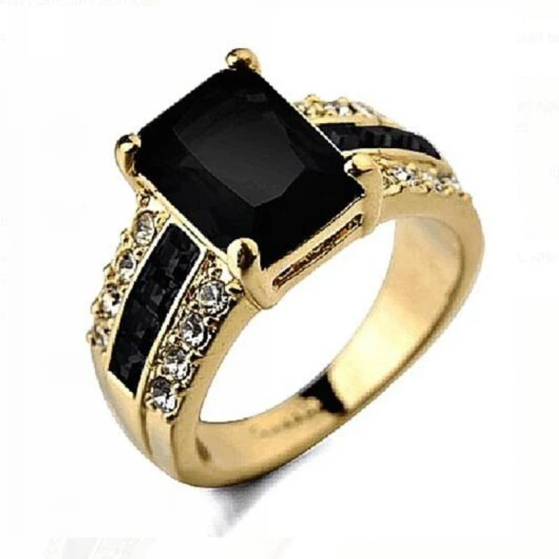 Wholesale Women's Alloy Geometric Ring With Electroplating Treatment - Image 5