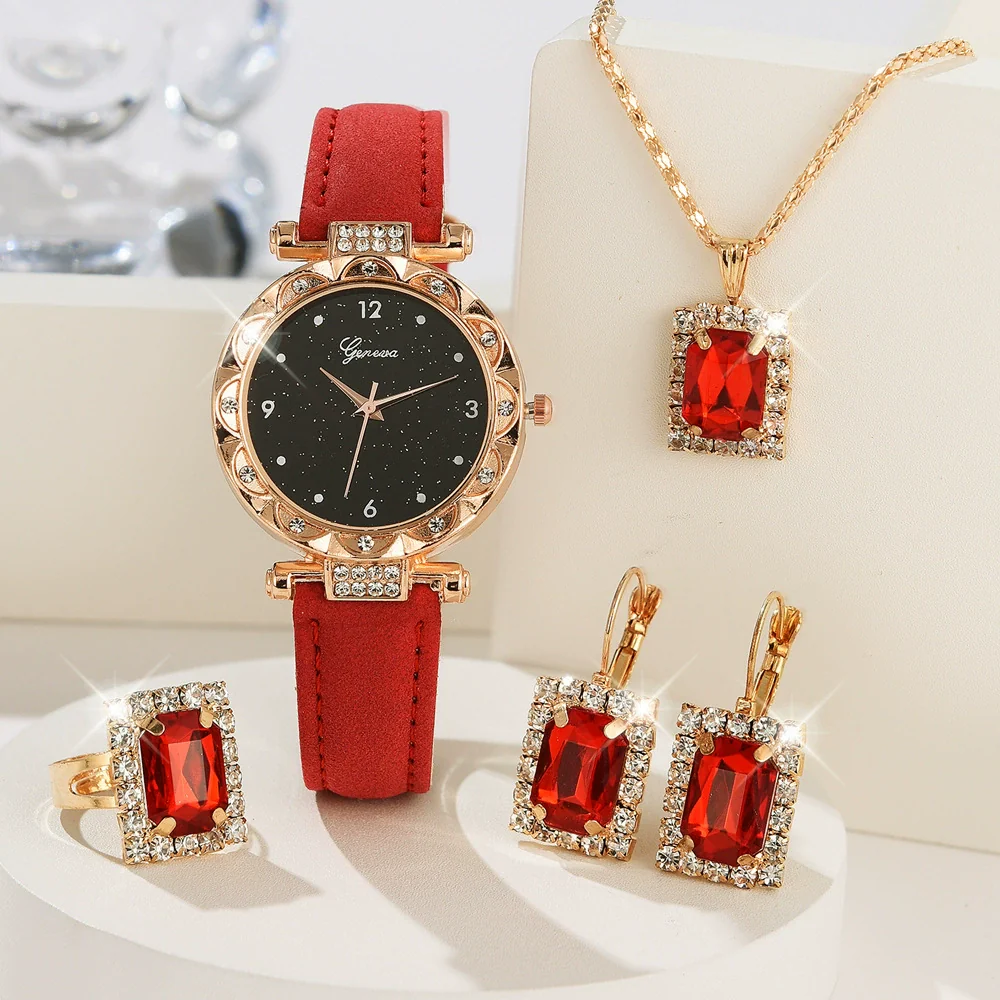 Wholesale Women's Casual Alloy Imitation Leather Belt Quartz Watch With Round Dial - Image 15