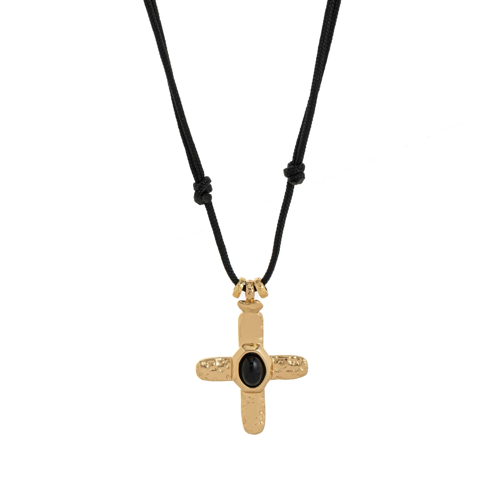 Wholesale Women's Casual Geometric Stainless Steel Electroplated Cross Pendant Necklace - Image 5