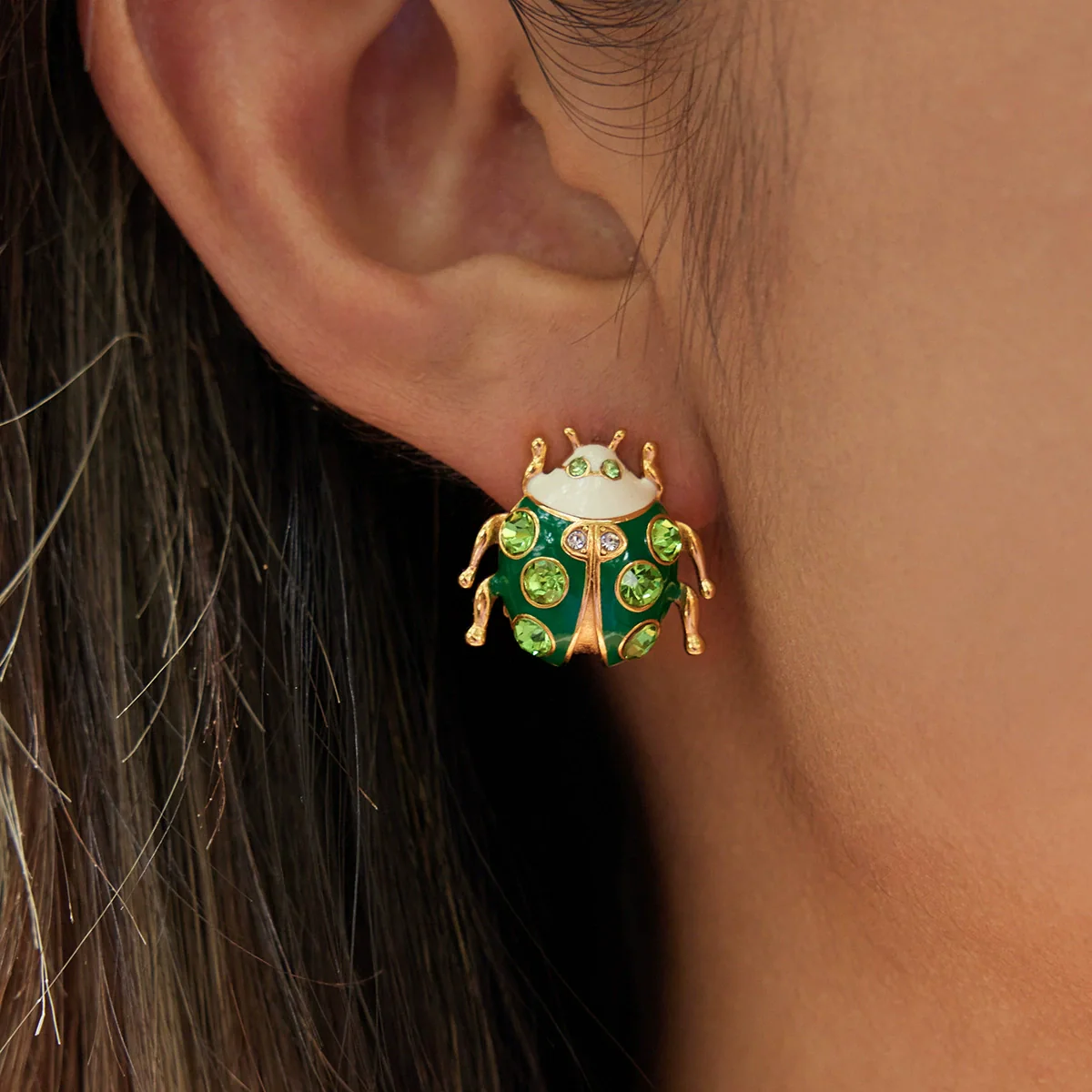 Wholesale Women's Childlike Style Stainless Steel Electroplated Animal And Zodiac Themed Earrings - Image 4