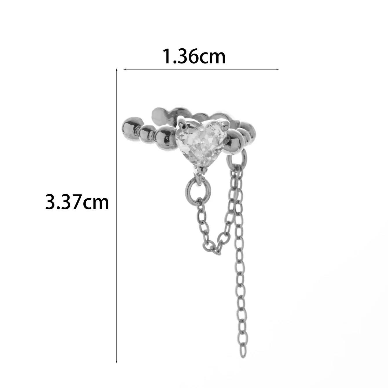 Wholesale Women's Copper Butterfly Cartilage Ear Clip Microinlaid Zircon Geometric Electroplated Fashion Ear Clip - Image 21