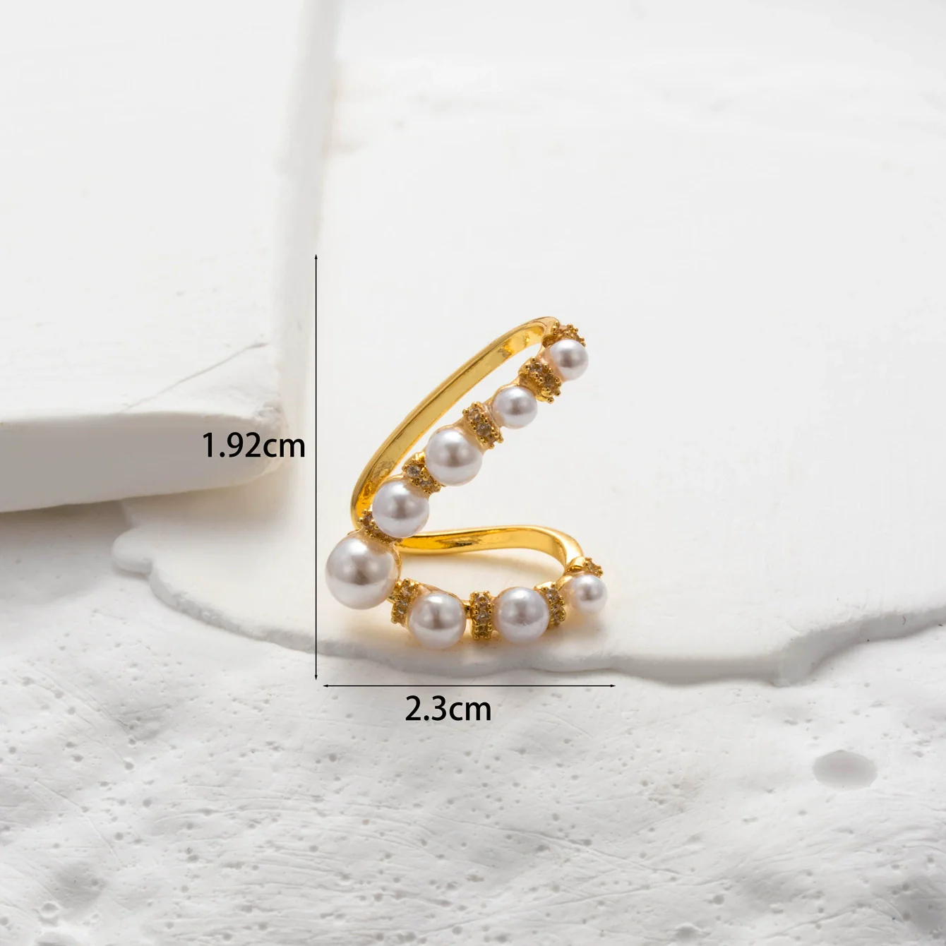 Wholesale Women's Copper Butterfly Cartilage Ear Clip With Microinlaid Zircon And Geometric Pattern Electroplated - Image 18