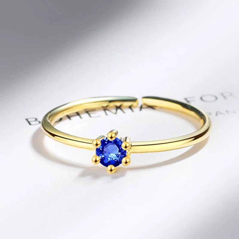 Wholesale Women's Copper Diamondencrusted Zircon Finger Ring Geometric Ins Style Electroplated