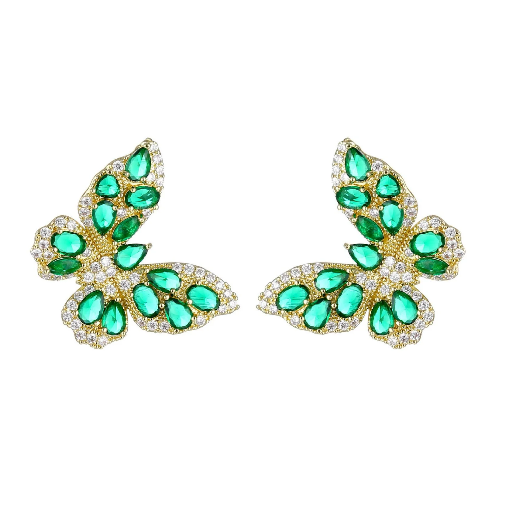 Wholesale Women's Copper Earrings With Bow Pattern And Zircon Treatment In Simple And Animal Style - Image 10