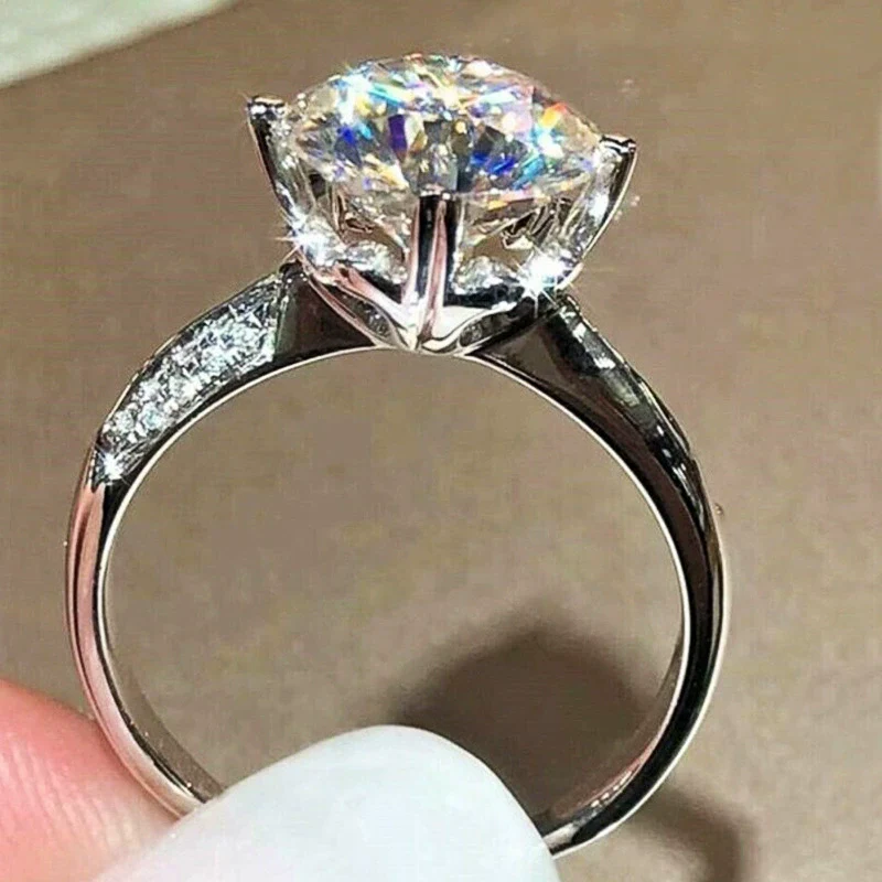 Wholesale Women's Copper Geometric Inlaid Zircon Ring Luxury Jewelry - Image 2