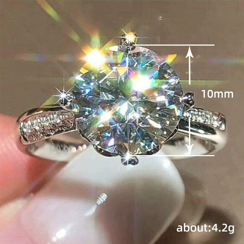Wholesale Women's Copper Geometric Inlaid Zircon Ring Luxury Jewelry - Image 5