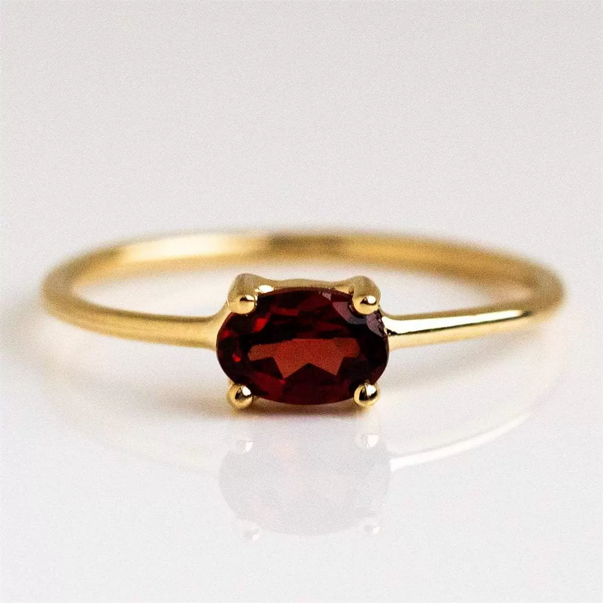 Wholesale Women's Eggshaped Colorful Diamond Zircon Ring Goldplated Brass Jewelry - Image 7
