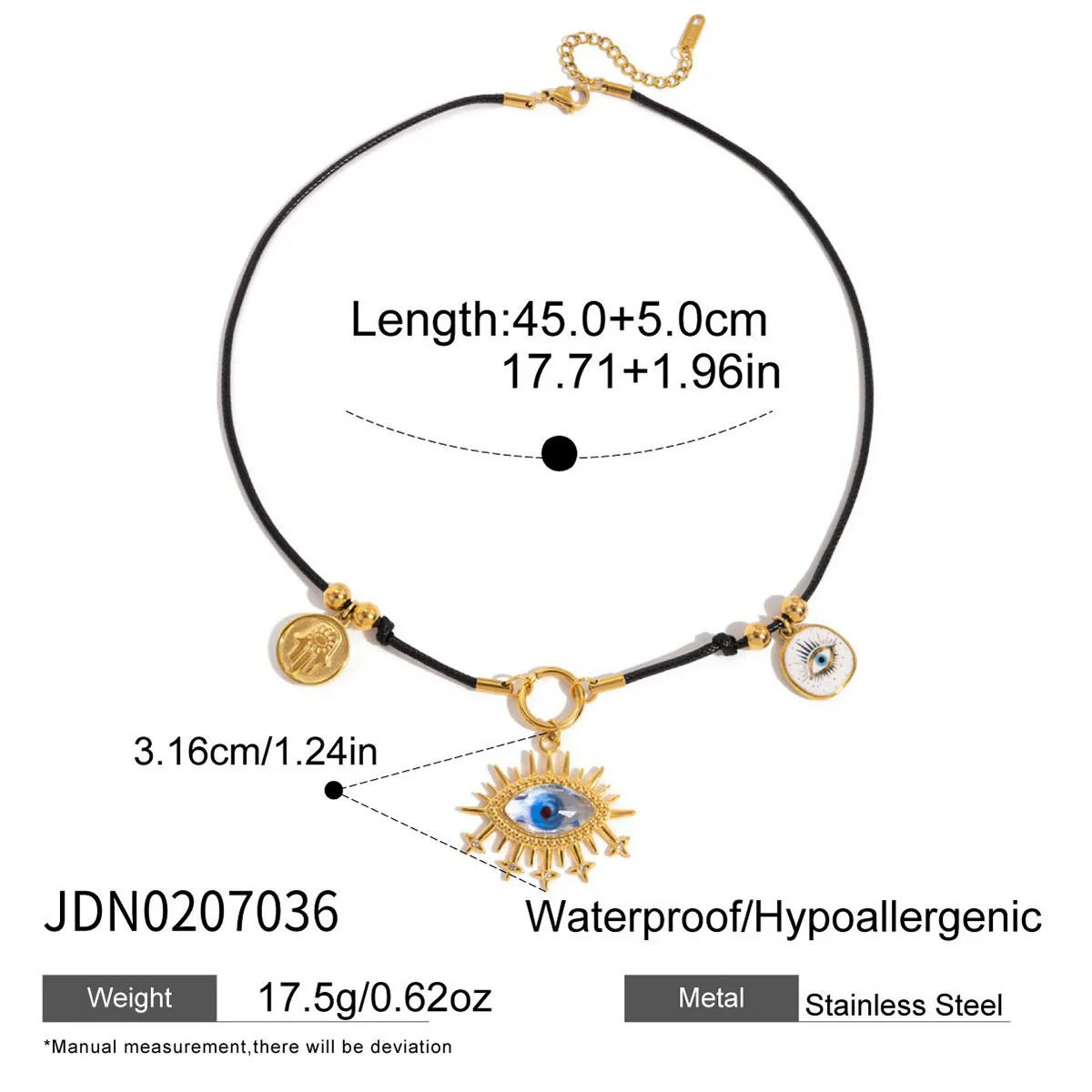 Wholesale Women's Electroplated Geometric Stainless Steel And Titanium Steel Necklace Regular Chain Sweater Chain Accessories - Image 9