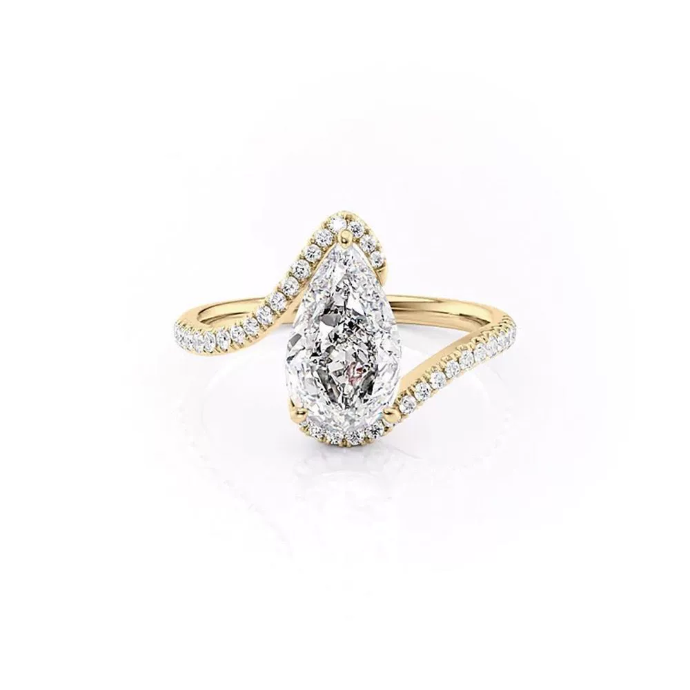 Wholesale Women's Engagement Wedding Ring Copper Geometric Microinlaid Zircon - Image 8
