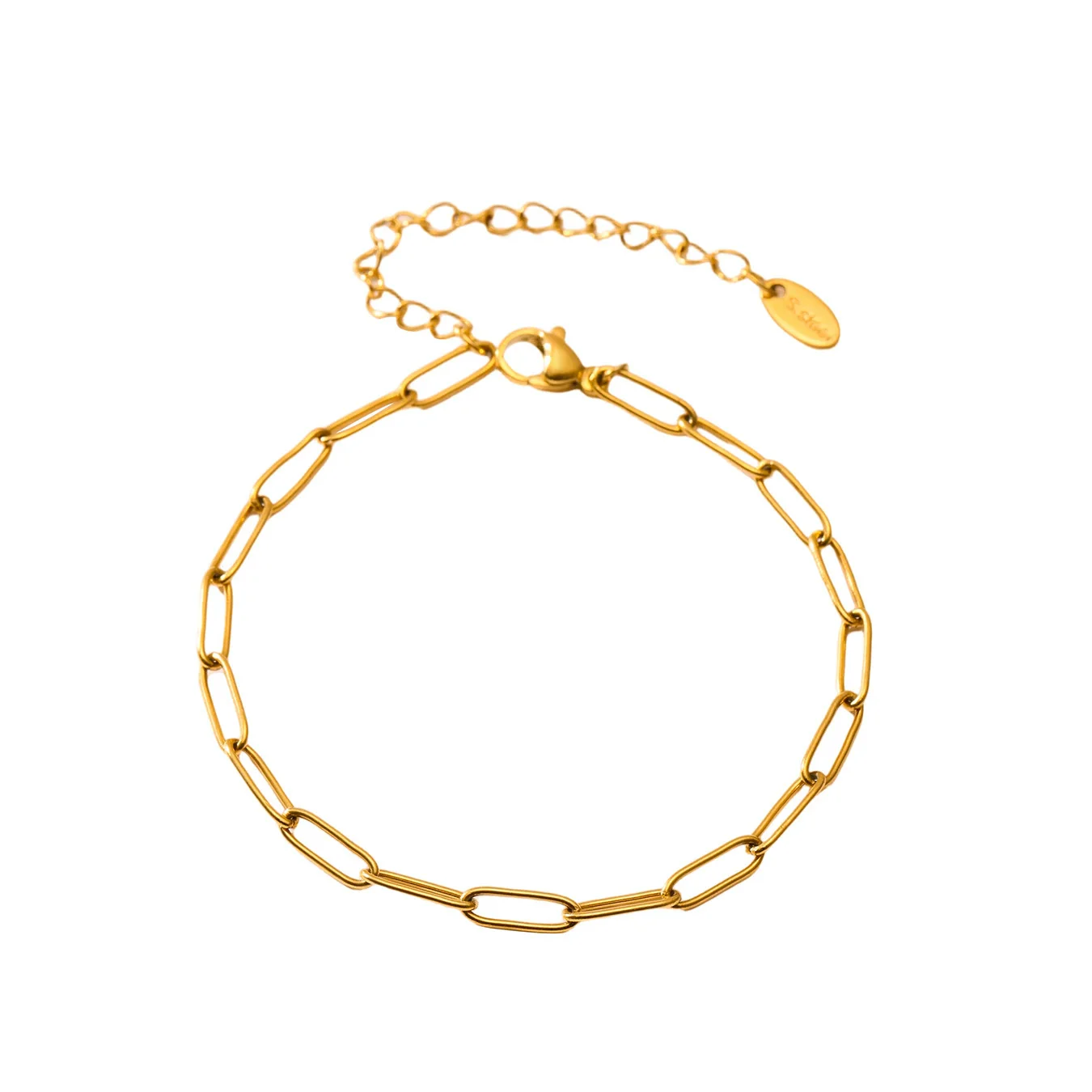 Wholesale Women's Fashion Electroplated Stainless Steel Geometric Ferris Wheel Enamel Glaze Bracelet Luxury Jewelry - Image 5