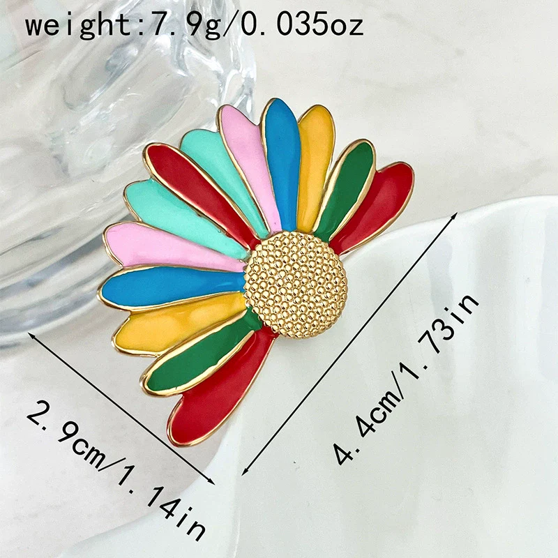 Wholesale Women's Fashion Geometric Flower Stainless Steel Gold Plated Ring - Image 7
