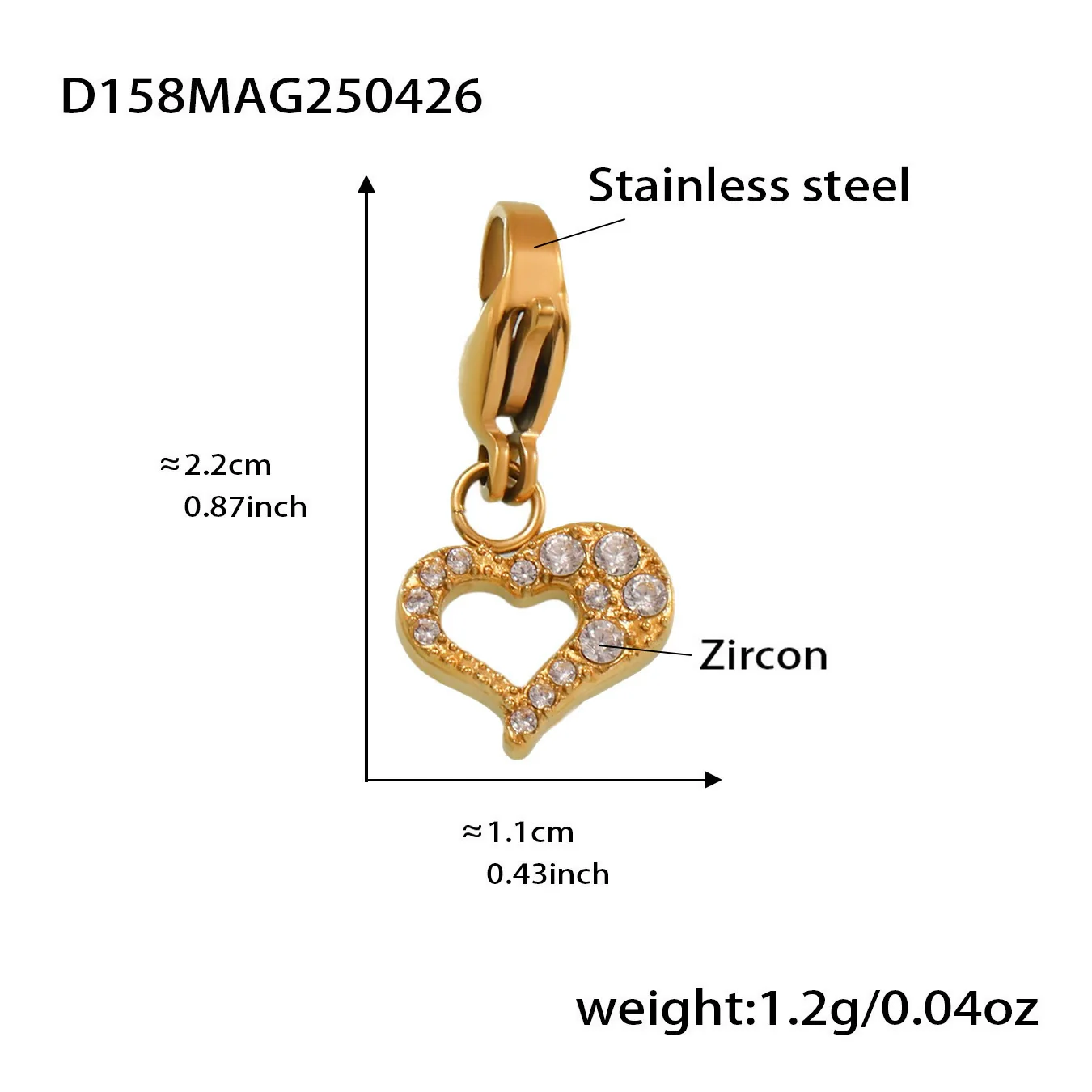 Wholesale Women's Fashion Geometric Stainless Steel Diy Multi Accessory Bracelet Plated 18K Real Gold - Image 8