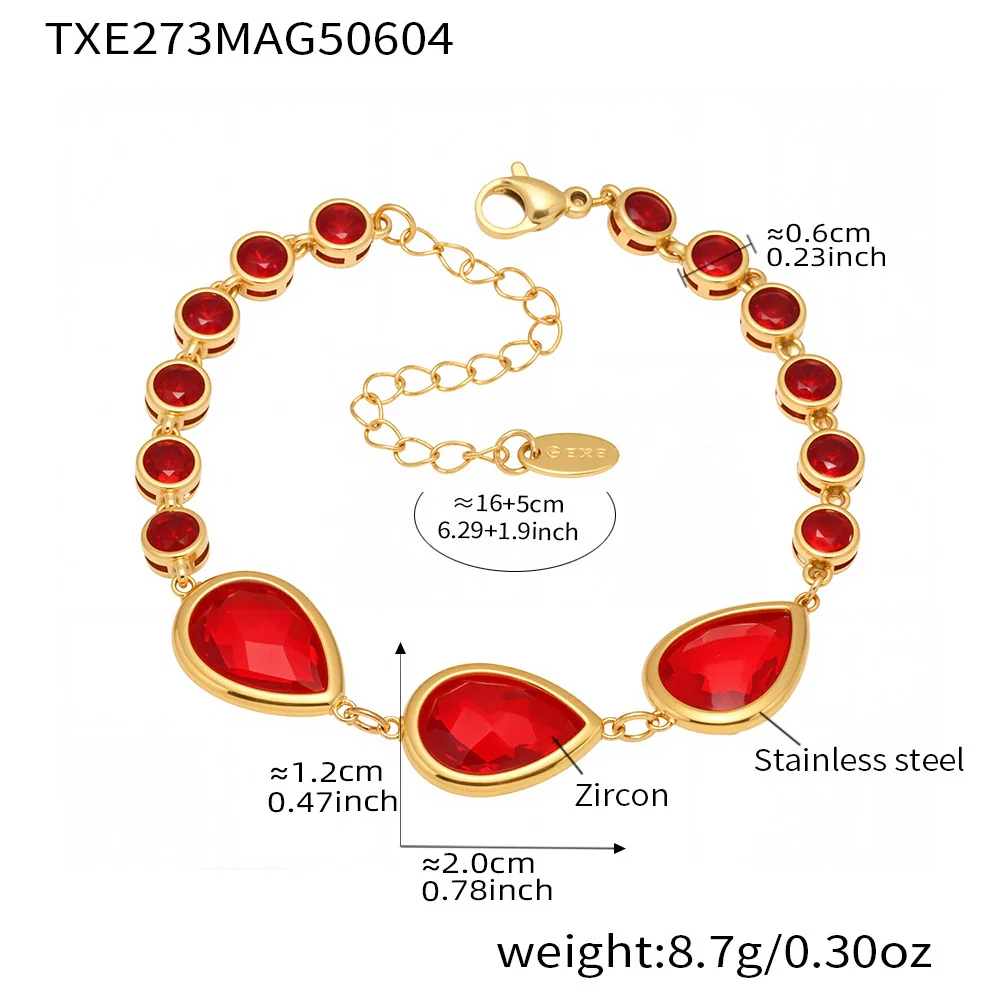 Wholesale Women's Fashion Geometric Stainless Steel Electroplated Ferris Wheel Bracelet Jewelry - Image 8