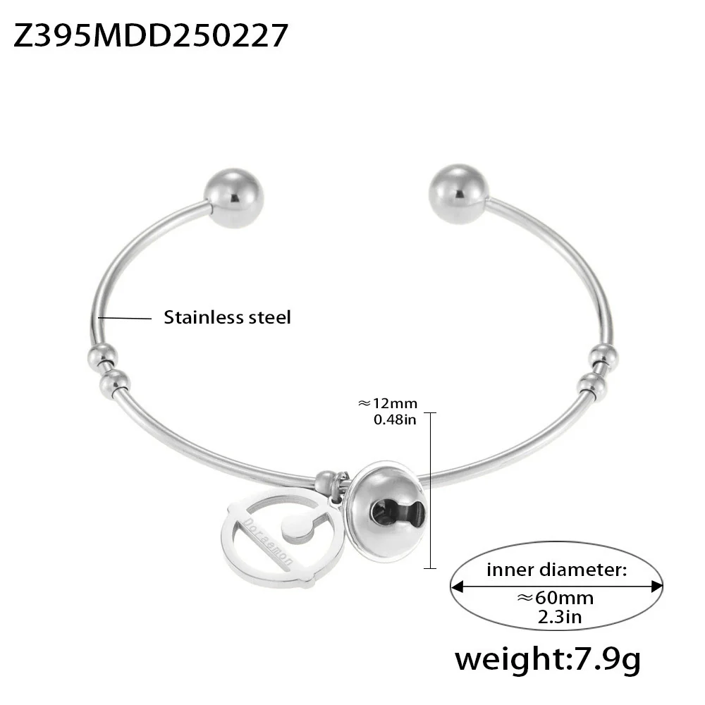 Wholesale Women's Ferris Wheel Fortune Bell Stainless Steel Goldplated Titanium Steel Electroplated Bracelet - Image 8