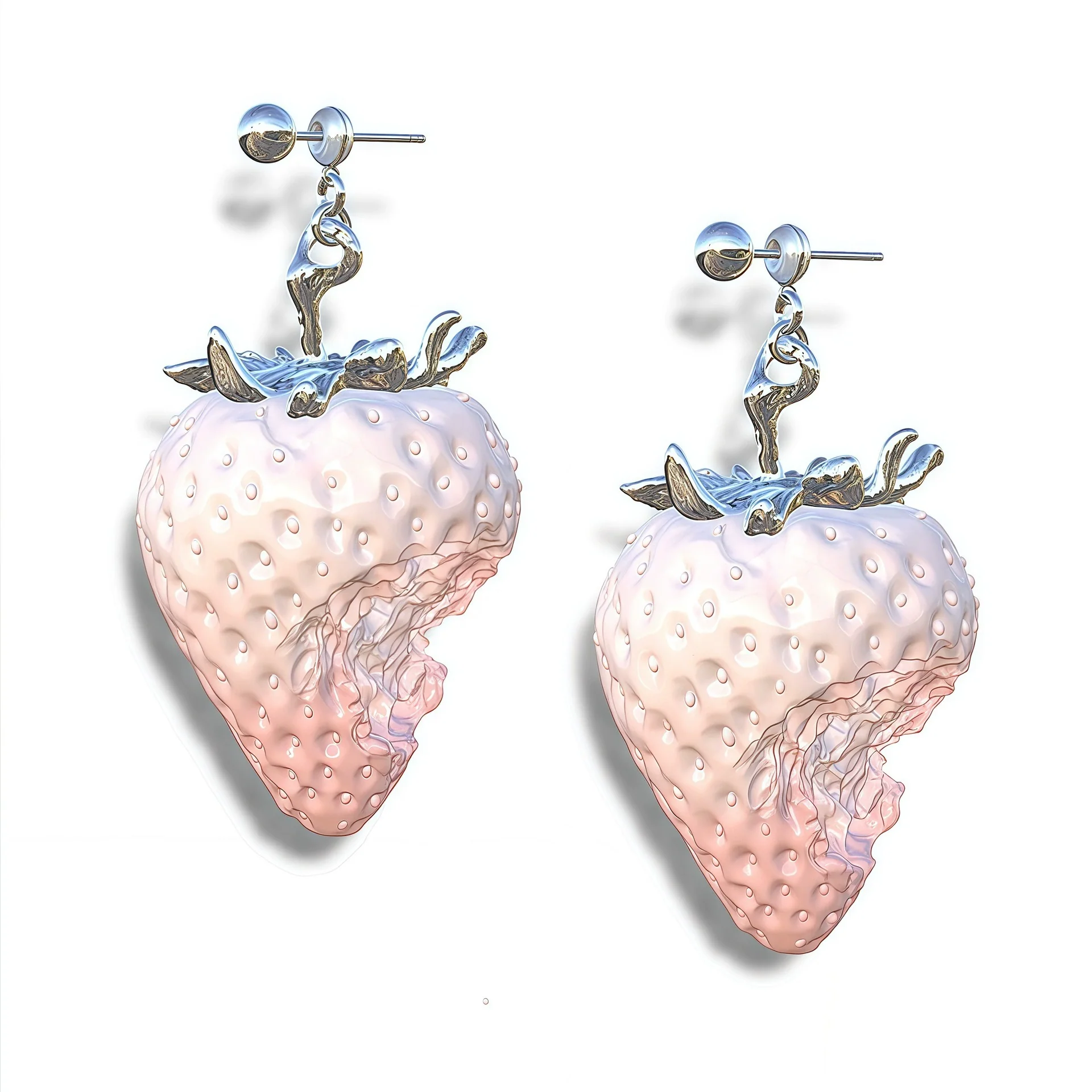 Wholesale Women's Fruit Shaped Copper Resin Electroplated Ochain Pendant Necklace - Image 8