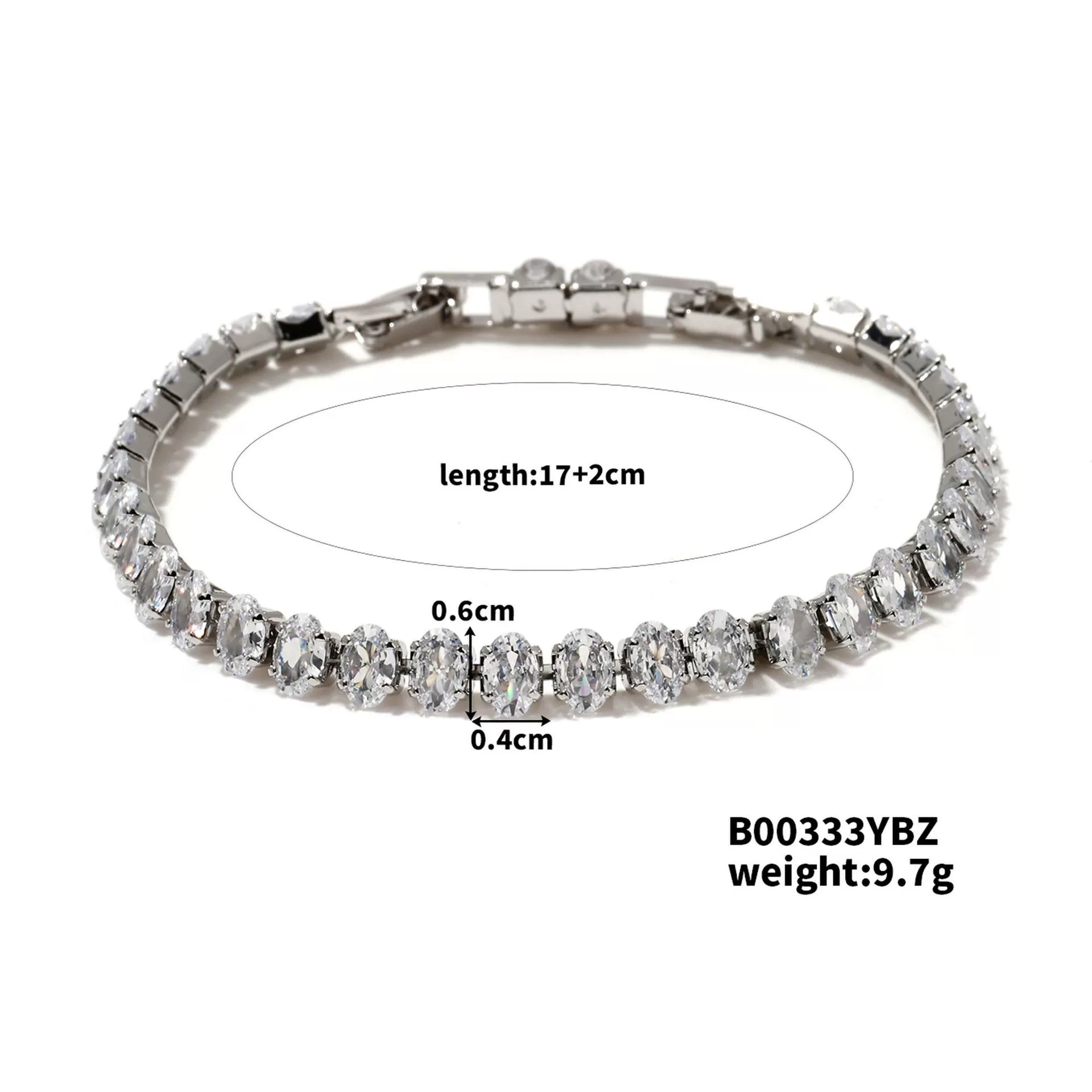 Wholesale Women's Geometric Copper Bracelet With Electroplating Treatment - Image 7