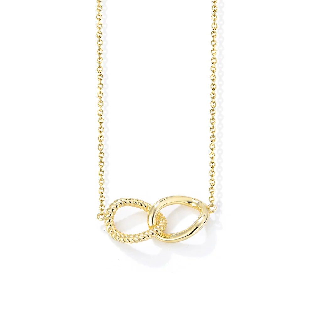 Wholesale Women's Geometric Diamond S925 Sterling Silver Cross Chain Necklace - Image 5
