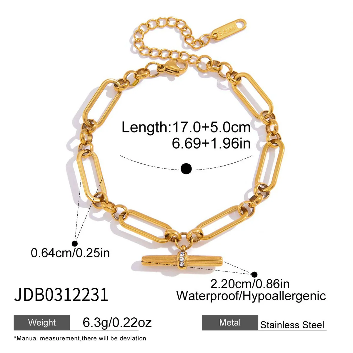 Wholesale Women's Geometric Electroplated Jewelry Set With Titanium Steel Pendant And Stainless Steel Accessories - Image 6